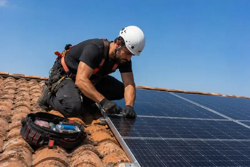 Maintenance et monitoring de panneaux solaires à Villieu-Loyes-Mollon